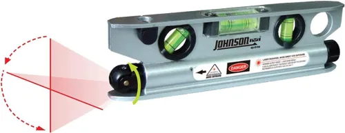 Vista 2 de Johnson Level & Tool 40-6164 - Nivel láser de torpedo magnético, rojo, 1 nivel láser