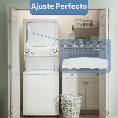 Vista 7 de GUD27ESSM1WW - Manija de puerta de secadora para lavadora GE combo