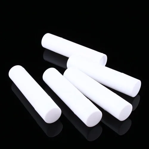 Vista 5 de 100PCS 0.2 fl oz Claro Negro Blanco Vacío Lápiz Labial Bálsamo Labial Contenedor Tubo
