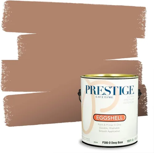 Vista 169 de PRESTIGE Pintura exterior e imprimación en uno, bronceado Aberdeen, plano, 1 galón