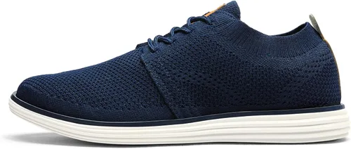 Vista 2 de Bruno Marc Zapatillas de malla para hombre Oxfords ligeras