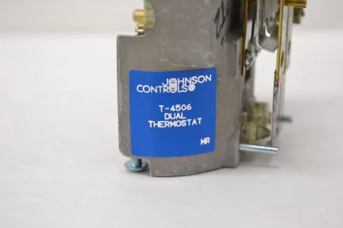 Vista 6 de Johnson Controls T-4506-203 Termostato de doble temperatura sin interruptor de indexación, acción directa, montaje horizontal