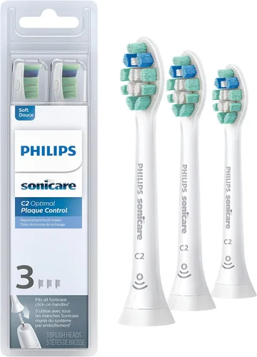 Vista 15 de Philips Sonicare 4100 Cepillo de dientes eléctrico recargable, negro, con cabezales de repuesto originales Philips Sonicare Optimal para control