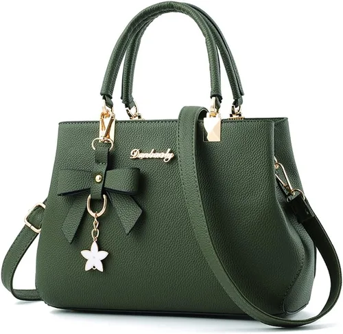 Vista 28 de Dreubea - Bolsa para mujer para usar al hombro, cruzada o como bolsa de mano, de piel sintética