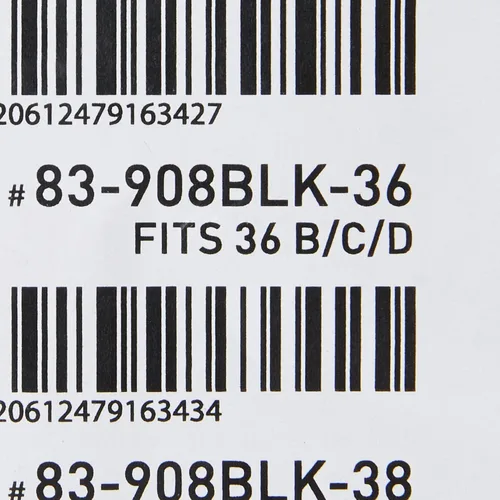 Vista 5 de McKesson Surgi-Bra - Brasier posquirúrgico, cierre frontal, algodónelastano, 36 pulgadas B, C, copas D, 1 unidad