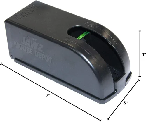 Vista 10 de JT Eaton Jawz 407 Depot - Trampas para ratones cubiertas Protective Depot Cover for Snap Trap Placement; Discreet; Safe Around Kids and Pets