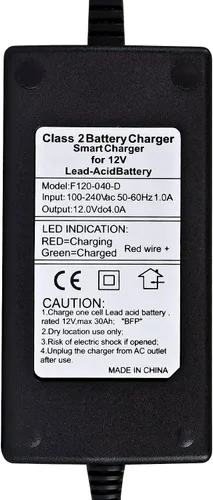 Vista 3 de ExpertPower Cargador de batería de plomo ácido sellado de 12V 4 amperios