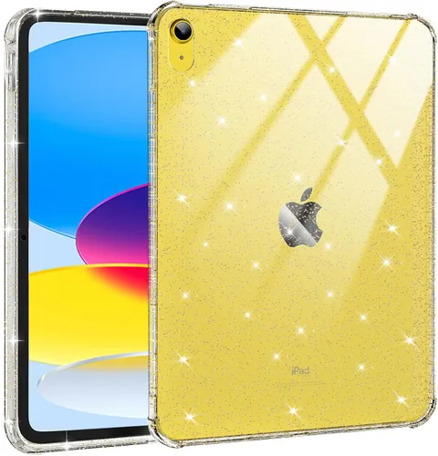 Vista 15 de BLOSOMEET Funda transparente para iPad de 9ª/8ª/7ª generación 2021/2020/2019 de 10.2 pulgadas con protector de pantalla de vidrio templado y soporte