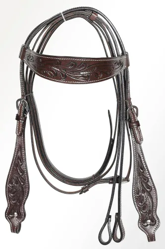 Vista 3 de Western Horse Barrel Racing Trail Saddle Tack Set American Leather