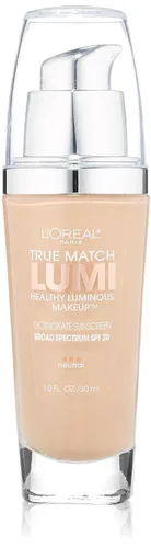 Vista 2 de L'Oreal True Match Lumi - Maquillaje luminoso saludable, pulidor natural [N3], 1 onza (paquete de 2)