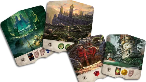 Vista 5 de Ruinas perdidas de Arnak por CGE Czech Games Edition, un juego de mesa de estrategia de exploración Lead rival expeditions. Explore jungles, find