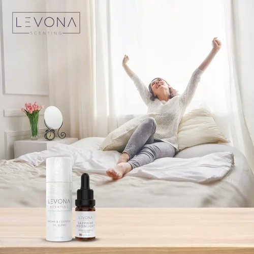 Vista 3 de Levona Scent Aceites Esenciales Puros para Difusores para el Hogar, Hotel y Oficina - Aceite Esencial Sapphire Moonlight - Aceites Esenciales