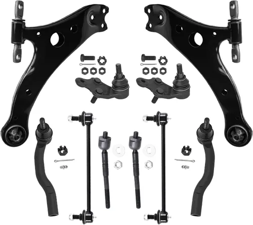 Vista 17 de Detroit Axle - Kit de suspensión delantera de 10 piezas para Jeep 2002-2004