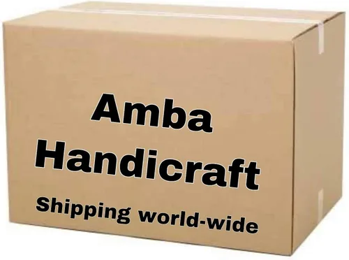 Vista 5 de Amba Handicraft RakhiRakhi for brotherRakhi Setrakhi for brother and BhabhiRakhi cardRakhdiSend rakhi to USARakhi for Brother with Gift SetRakhee
