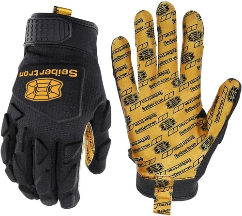 Vista 13 de Seibertron Pro 3.0 Elite Ultra-Stick Football Receiver Gloves, High Performance Non-Slip Sports Gloves for Youth Kids Boys Girls & Adult