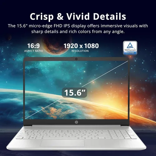 Vista 4 de HP Ultrabook Laptop FHD de 15.6 pulgadas para negocios y académicos, potente Intel Core i7-1255U hasta 4.7 GHz, 24 GB de RAM, almacenamiento de 1 TB