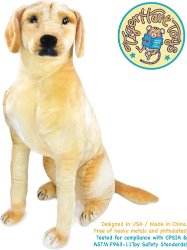 Vista 5 de TigerHart Leanna The Labrador - Perro de peluche de 30 pulgadas