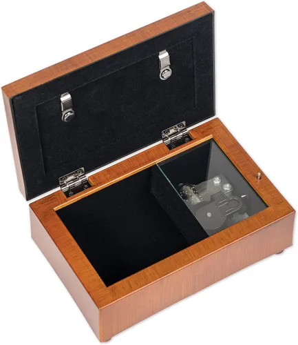Vista 3 de Cottage Garden La caja de música con relieve de madera con diseño de amor para madre hace un mundo maravilloso