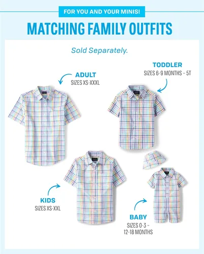 Vista 38 de The Children's Place - Camisa de manga corta con botones para niños grandes