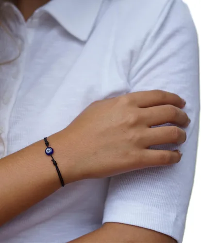 Vista 33 de Lucky Evil Eye Bracelet, Choker & Anklet – Red and Black String Protection Talisman Minimalist Mal de Ojo Jewelry for Good Luck