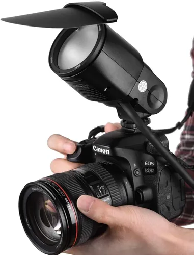 Vista 5 de Godox AK-R1 Kit de accesorios para Godox V1 V1Pro V100 AD100 Pro AD100ProII Flash de cabeza redonda, combina con cabezal flash H200R para AD200