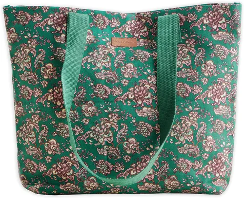 Vista 40 de Maison d' Hermine - Bolsa de lona de algodón reutilizable para mujeres, con asa para el hombro, bolsas a granel para compras y viajes