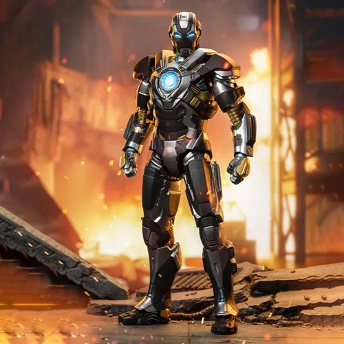 Vista 2 de HiPlay ZD Toys 1/10 Iron Man MK24 - Figura de acción no luminosa 1906-24