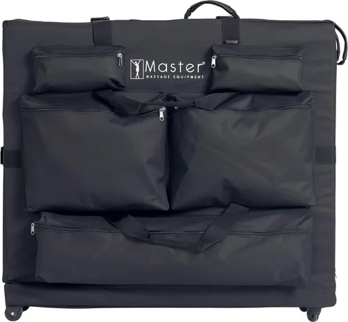Vista 4 de Master Massage - Mesa de masaje con ruedas, tamaño universal, con ruedas, bolsa de transporte de gran tamaño para cama de masaje plegable