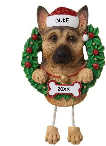 Vista 13 de Adorno de Navidad personalizado para mascotas de raza de perro (Beagle)