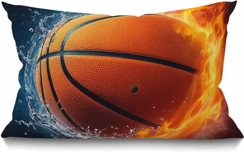 Vista 20 de Smooffly Funda de almohada rectangular oblonga estilo granja con palmeras, hojas vívidas y realistas de crecimiento de palmeras, temática