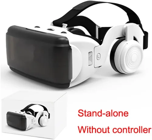 Vista 3 de VR Headset Metaverse and Games with Hand Remote for iPhone and Android Phone with Earphones HeadsetEarphones with Remote