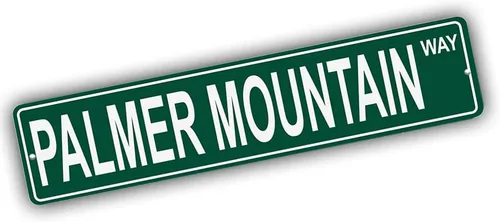Vista 204 de Ohio Mountains Pick Your Mountain Compatible/repuesto para Acme Hill United States Mountain aluminio metal metal metal estilo letrero de calle