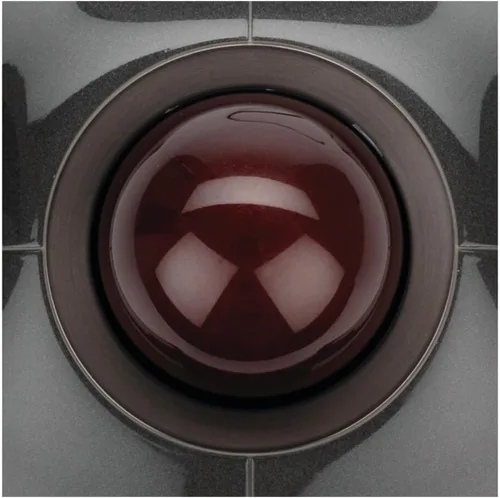 Vista 4 de Kensington Ratón SlimBlade Trackball con cable (K72327U), color negro Conexión por cable USB, control preciso de la bola, trackball ergonómico