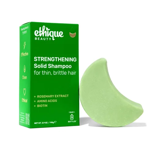 Vista 17 de Ethique Barra de champú clarificante para cabello graso con aceite de ricino, sin plástico, vegano, libre de crueldad, 3.88 onzas, anteriormente St.