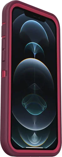 Vista 5 de OtterBox Defender - Funda de la serie sin pantalla para iPhone 12 PRO MAX (solamente), embalaje no minorista, poción de bayas