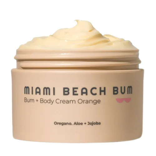 Vista 10 de Miami Beach Bum Bum Body Cream - Loción Bum de 3.4 oz de aloe de orégano + humectante diario de jojoba para la salud de la piel, protuberancias