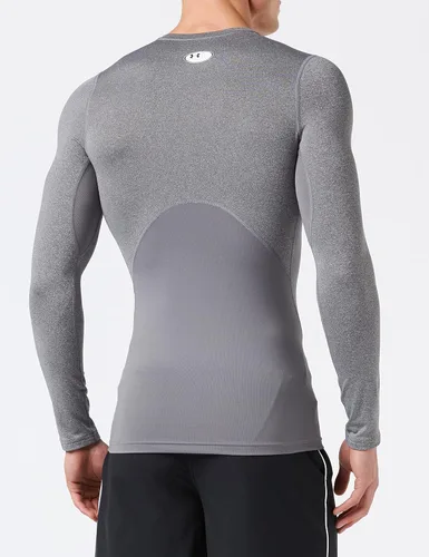 Vista 4 de Under Armour ColdGear - Camiseta ajustada de cuello redondo para hombre