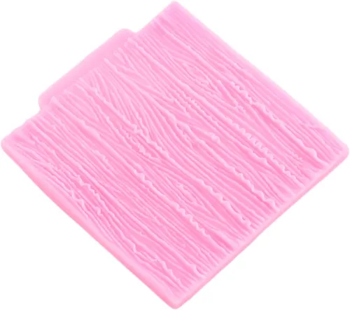 Vista 7 de Moldes de silicona para corteza de árbol de grano de madera, textura de corteza de árbol, molde de fondant para decoración de tartas, decoración