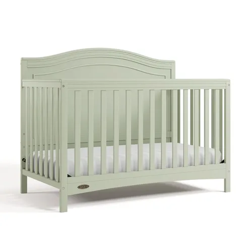 Vista 13 de Graco Paris 4 en 1 Cuna Convertible - Certificada GREENGUARD Gold, se convierte en cama infantil, diván y cama completa, se ajusta a colchón de cuna