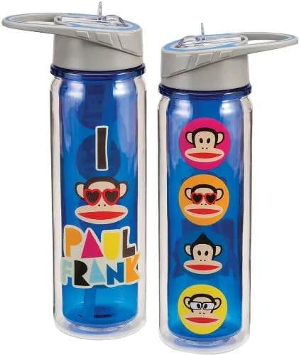 Vista 3 de botellas de agua, Paul Frank, 8", Multicolor