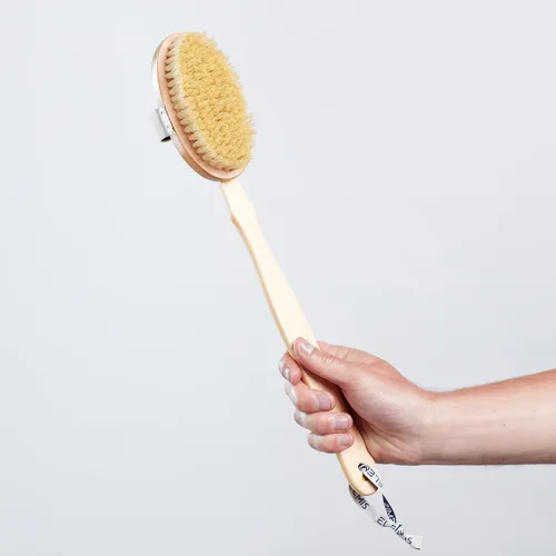 Vista 4 de ELEMIS Body Detox Skin Brush - Cepillo corporal exfoliante, 1 unidad (paquete de 1) Exfoliating body brush with natural cactus bristle. Minimizes
