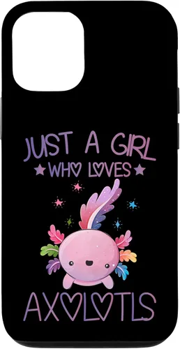 Vista 28 de Just A Girl Who Loves Axolotls Lover Gifts Kawaii Axolotls Case for iPhone 17