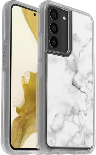 Vista 4 de OtterBox Symmetry Series - Funda para Samsung Galaxy S22 Ultra (no S22/Plus) - Stardust