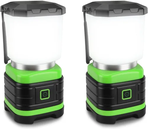 Vista 7 de EXTRASTAR Linterna de campamento, linternas para cortes de energía, 2 modos de flash, 260 lúmenes máximos, equipo de campamento alimentado por