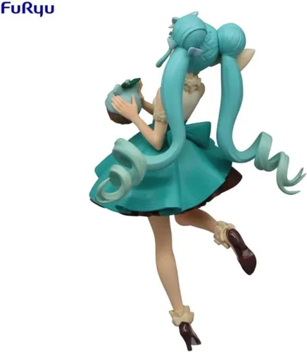 Vista 4 de Furyu Hatsune Miku: Figura de la serie Sweet Sweets de chocolate y menta, multicolor