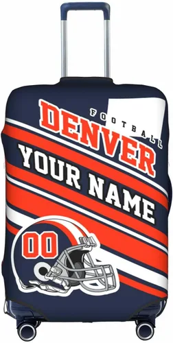 Vista 27 de Fundas de equipaje personalizadas con nombre y número, funda de maleta lavable elástica personalizada para equipaje, Arizona, Fútbol