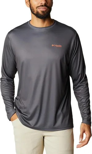 Vista 22 de Columbia Bandera de manga larga para hombre PHG Terminal Shot Game Bandera de juego Blaze/Black