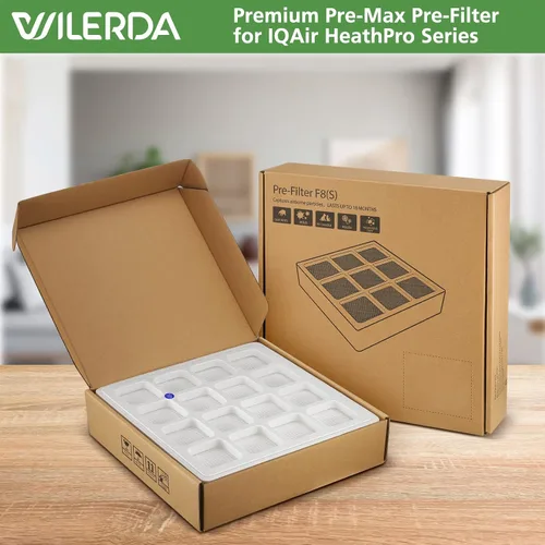 Vista 3 de Para PreMax Pre-filtro de repuesto compatible con IQAir HeathPro Series H13 True HEPA Filtro de repuesto de primera etapa