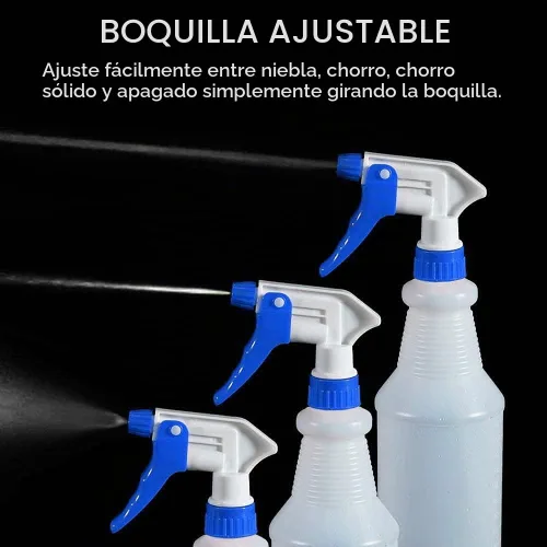 Vista 4 de Boquilla de botella de spray de plástico, pieza de repuesto de botella de pulverización resistente a prueba de fugas, boquilla de pulverización