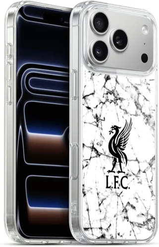 Vista 93 de Oficial LIVERPOOL Football Club 2017/18 Mármol Soft Gel Case para iPhone de Apple 7 Plus/8 PLUS Escudo negro.